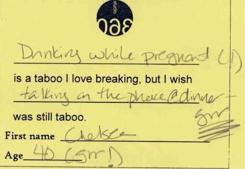 Studio 360 taboos